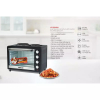 Nikai Oven Electric 45l with Rosting Function and 2 Hotplate NT4520RHT 60 Mins Timer Stainless Steel Heating Elements Inner Light