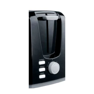 Nikai Toaster 2 Slice Browning Control 750W NBT555S1 Stainless Steel Panel On Plastic Housing With Cancel, Defrost And Reheat Functions Detachable Drip Tray