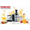 Nikai Juicer Extractor 2l 4 in 1 Juicer Blender Mixer Grinder 800W NFP881G 2 Speed With Pulse Function With Glass Jars Stainless Steel Housing Filter And Blade