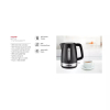 Nikai Jug Kettle 1.7L Plastic With Water Guage 2200W NK544P Removable Filter With Water Guage Indicator Light On Switch With Strix U29 Controller