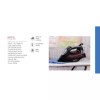 Nikai Steam Iron 360ml Tank Dry and Spray Function 2200w NSI707TS Temperature Control Non Stick Sole Plate Vertical Steam Function Indicator Light Powerful Burst System