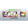 Kenwood Chopper 0.5l Plastic Bowl 500w Ch580 - Stainless Steel Blades 2 Speeds With Pulse Ice Crush Powerful Motor