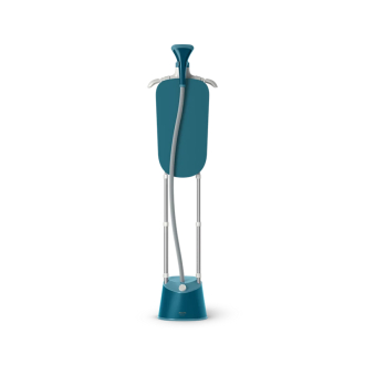 Philips Garment Steamer 1000 Series 1800W with 2 Poles, Integrated Stylemat, 1.8L Detachable Tank, 3 Steam Settings, 36 g/min, Hanger, Brush, Glove STE1040/26