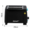 RAF Toaster 2 Slice 650W, Double Sided Baking R.262