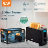 RAF Toaster 2 Slice 650W, Double Sided Baking R.262