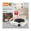 RAF Hotplate 8L 1000W Single, Uniform Heat, Simple Operation R.8010 A