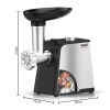 RAF Meat Grinder 2000W Stainless Steel Blades, Detachable Parts, Kebbe & Sausage Attachments, Reverse Function R.3392