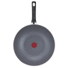 Tefal Natura Wokpan 28cm Non Electric B2269295 aluminium material heat indicator thermo signal stone effect coating made in france