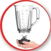 Moulinex Blender 2l Plastic Jug with Mini Chopper Blend Force 600w Lm422127 - 2 Plastic Jars Removable Blades Smart Lock Technology 2 Speeds With Pulse