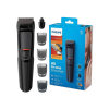 Philips Face Trimmer 6in1 Multigroom Series 3000, Rechargeable, Precise Beard Styler, DualCut Precision Trimmer, Nasal Hair Trimmer, Detail Shaver Attachment, Fully Washable MG3710
