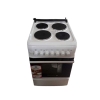 Westpoint Cooker 50x55, 4 Electric Plates, Electric Oven with Grill Glass Lid WCER5504E0