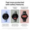 Google Pixel Watch 2 LTE - Polished Silver with Bay Active Band