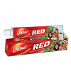 Dabur Toothpaste Fluoride Free, Helps in Bad Breath Treatment, Cavity Protection, Plaque Removal, Power of 13 Potent Ayurvedic Herbs, Red 100g - Set of 6 Pcs
