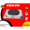Nikai Hot Plate 188MM Single Steel Body 1500W NKTOE4N2 Overheat Protection System Power Indicator Light Adjustable Thermostat Control