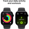 Apple Watch Series 11 46mm Jet Black Aluminium Case GPS Sport Band