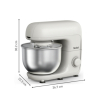 Moulinex Kitchen Machine 800W, 4.8L Stainless Steel Bowl, Multi-Speed Settings, Durable Build  Model QA160127