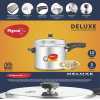 Pigeon Pressure Cooker 10l Deluxe Outer Lid Aluminium Sap 105 - Ergonomic Sturdy Handle Thermal Efficiency Special Alloy Safety Plug