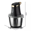 RAF Chopper 3L 1000W Stainless Steel, 4 Sharp Blades R.7035