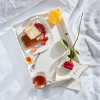 Luminarc Lotusia Dessert Plate 23cm White N3620 (Pack of 6Pcs)