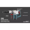 Ronix Demolition Hammer 1300W SDS Max Chuck 240 BPM Demolishing bricks, concrete, cement, stone and tile 2800