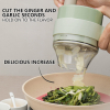 Handheld Mini Electric Food Chopper 4in1 Vegetable Cutter, Chopper, Food Slicer