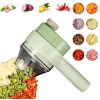 Handheld Mini Electric Food Chopper 4in1 Vegetable Cutter, Chopper, Food Slicer