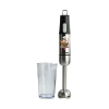 Nikai Hand Blender 600Ml With Cup Stainless Steel Blending Stick 800W Nh8881X Detachable Rod With Blending Cup Easy Storage Hook With Turbo Function