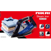 Nikai Steam Iron 320ml Tank Dry and Spray Function 2200w NSI808CS Temperature Control Nano Ceramic Sole Plate Vertical Steam Function Indiator Light Powerful Burst System