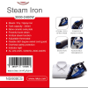 Nikai Steam Iron 320ml Tank Dry and Spray Function 2200w NSI808CS Temperature Control Nano Ceramic Sole Plate Vertical Steam Function Indiator Light Powerful Burst System