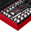 Ronix Socket Set 40Pcs Professional Spanner 3/8 Inch Box Socket Set For Car Repair RH-2641