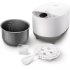Philips Rice Cooker 1.8L 790W, Smaryt Fuzzy Logic 3D Heating, 10 Food Menus, 2.0-mm Pot Extra-Thick Non-stick Easy to Clean, 12-hour Preset Timer, 480hrs Automatic Keep Warm Function, 8 Prefix Programs HD4515/55