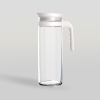 Ocean Jug Terra Pitcher Star White 1390ml – Stylish Glass Serve Pitcher for Water, Juice & Cold Beverages 3b2434901g0008