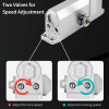 Generic Adjustable Overhead Fire Rated Door Closer - 45-75 kg Capacity, Easy Installation, Durable Aluminum Alloy for Commercial/Domestic Use.