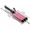 Generic Curling Iron 1-Inch 3 Barrel Hair Waver Wand - Ceramic Heating Styling Tool, Fast Heating, LCD Display, Adjustable Temperature Hair Crimper.