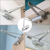 Generic Adjustable Overhead Fire Rated Door Closer - 45-75 kg Capacity, Easy Installation, Durable Aluminum Alloy for Commercial/Domestic Use.