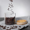 Generic Glass Jar Round with Wooden Lid 10x10cm – Elegant Storage Container for Kitchen & Home R1010(1-8)