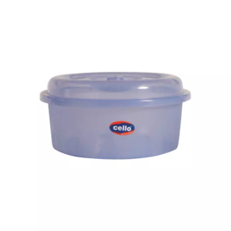 Cello Basin 18 with Lid Multi-Color 330 X 160mm (Pack of 3)