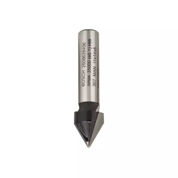 Bosch V-Grovee Bit 8Mm, 11 X 14 X 45Mm 2608628406