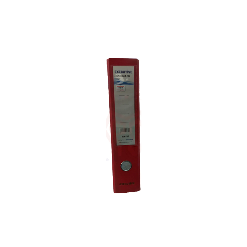 Executive Pvc Box File 3&Quot; Red 15133