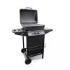 Decakila Barbeque Grill Gas Stainless Steel 8kw Burner Kmgs005b 48.5x37.5cm aluminium valve wire support warming rack piezo ignition with thermometer