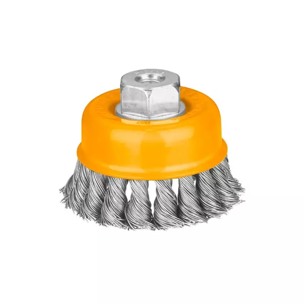 Ingco Wire Cup Brush 100Mm 4&Quot; Packed By Double Blister Wb21001 1 Ingco Wire Cup Brush 100Mm 4&Quot; Packed By Double Blister Wb21001