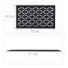 RMH Rubber Eye Mat 8mm Thickness 45x75cm