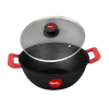 Pigeon Imperi Luxe Cast Iron Kadai 26cm – Natural Non-Stick, Toxin-Free & Durable Cookware Sap 16301