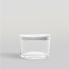 Ocean Norma Glass Jar Pure White 385ml 5B23314G0004