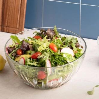 Ocean Reya Glass Salad Bowl 10&Quot; For Everyday Use 1P03422