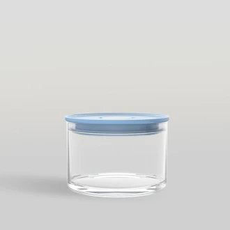 Ocean Norma Glass Jar Soft Blue 385Ml 5B23314G0001