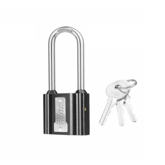 Total Iron Padlock Long Shackle 32mm with 3 keys TLK31321L