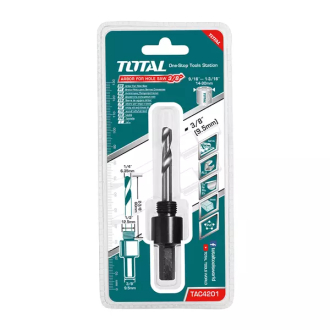 Total Hole Saw Arbor Hex Shank 14mm to 30mm TAC4201