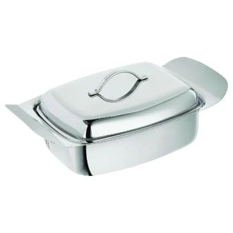 Stainless Steel Butter Dish - TW-I L
