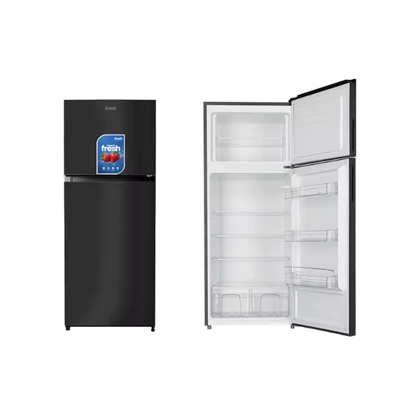 Evoq Defrost Refrigerator 383L, Vcm Steel Door With Recessed Handle, Led Light, Black Er-40Df 1 Evoq Defrost Refrigerator 383L, Vcm Steel Door With Recessed Handle, Led Light, Black Er-40Df
